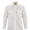 Camisa de trabajo Pampero blanca resistente para uniforme profesional