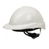 Casco de seguridad industrial blanco para protección laboral
