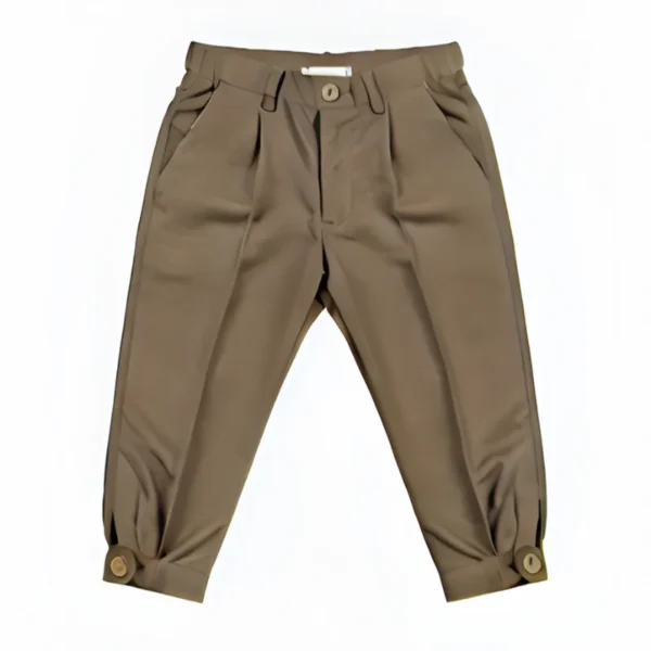 Bombacha de campo para niños beige, cómoda y resistente