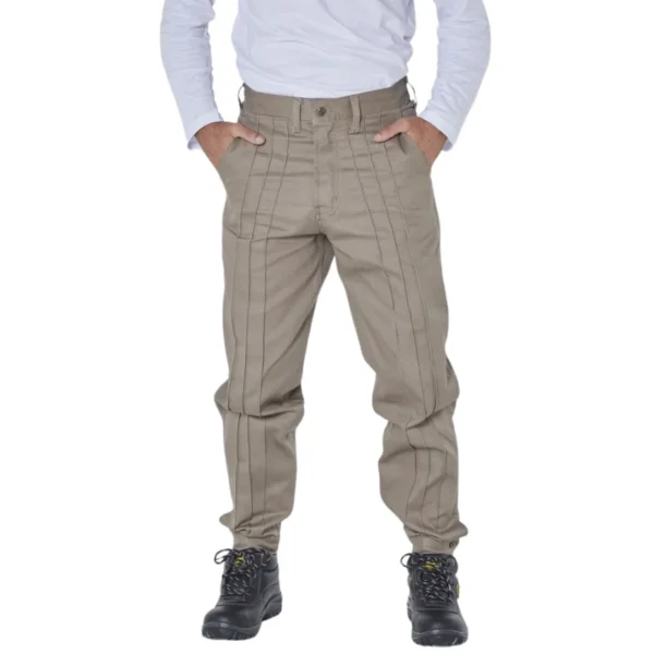 Bombacha de campo alforzada beige Pampero tradicional para equitación