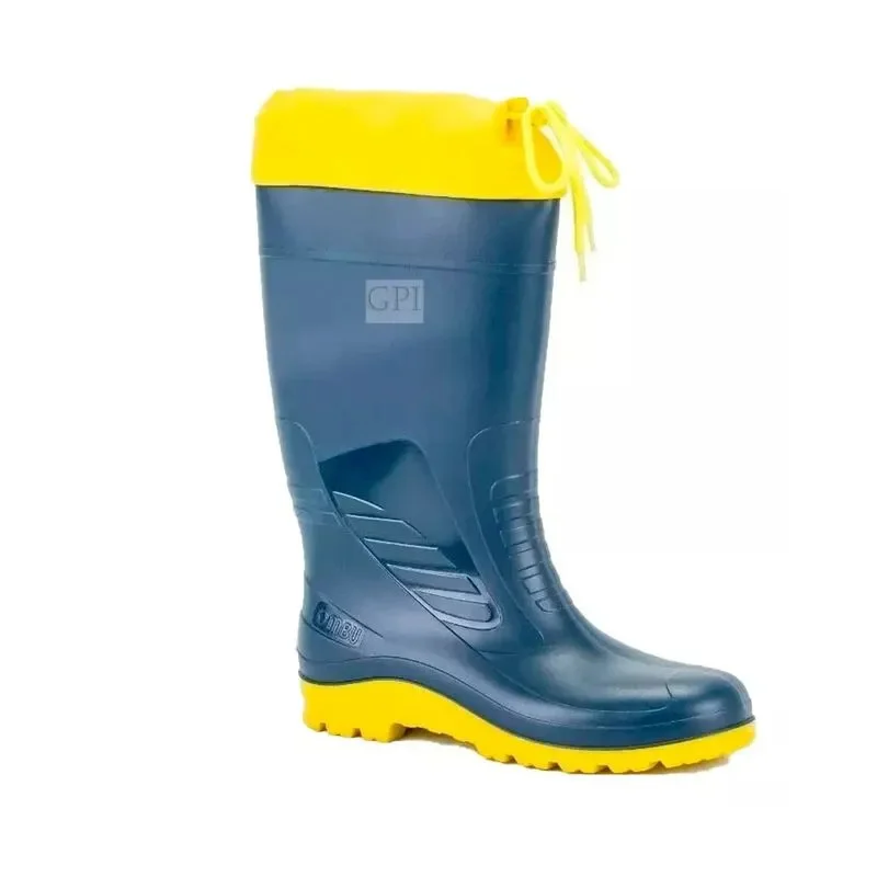 Bota náutica Ombú azul impermeable y antideslizante para trabajo