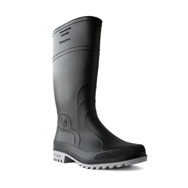 Bota Jobmaster Pampero de cuero negro resistente para trabajo pesado