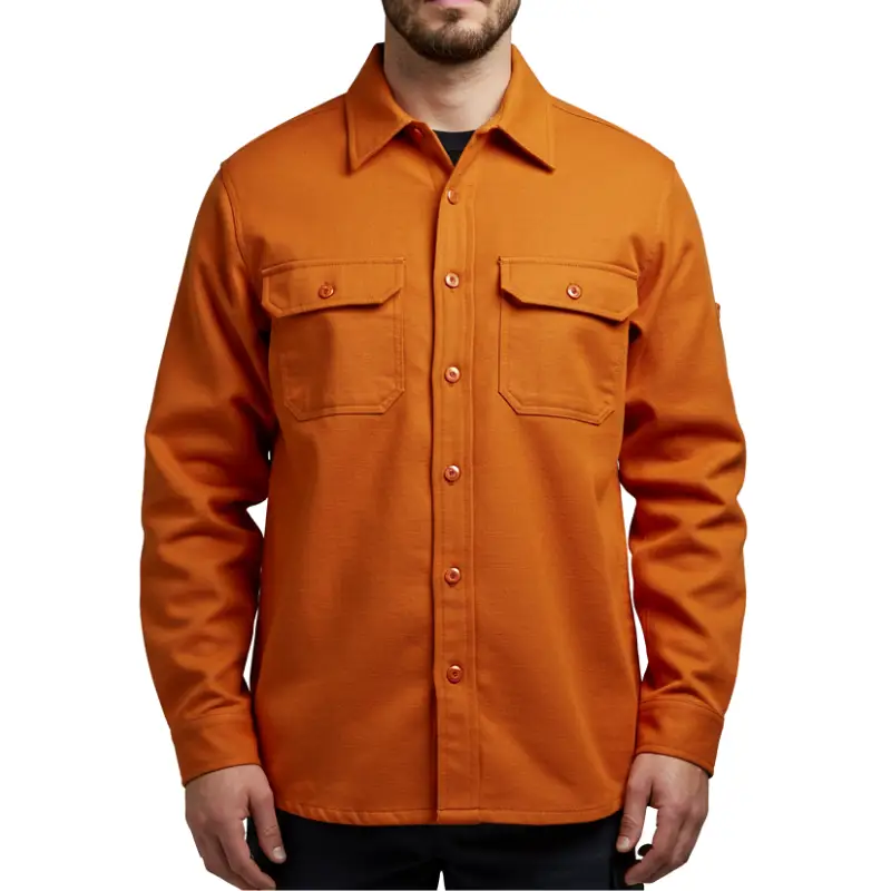 Camisa de trabajo Oxytone naranja de alta visibilidad