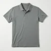 Chomba piqué gris clásica para uniforme laboral