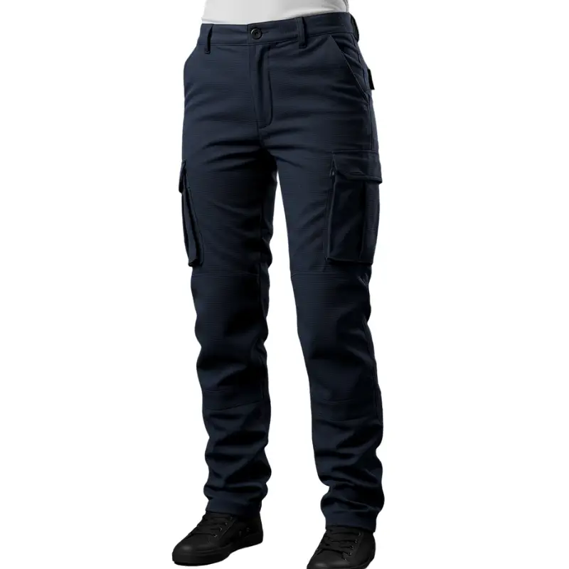Pantalón Ripstop azul marino antidesgarro para trabajo y actividades al aire libre
