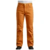 Pantalón de trabajo liso naranja de alta visibilidad