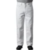 Pantalón de trabajo liso blanco profesional y resistente