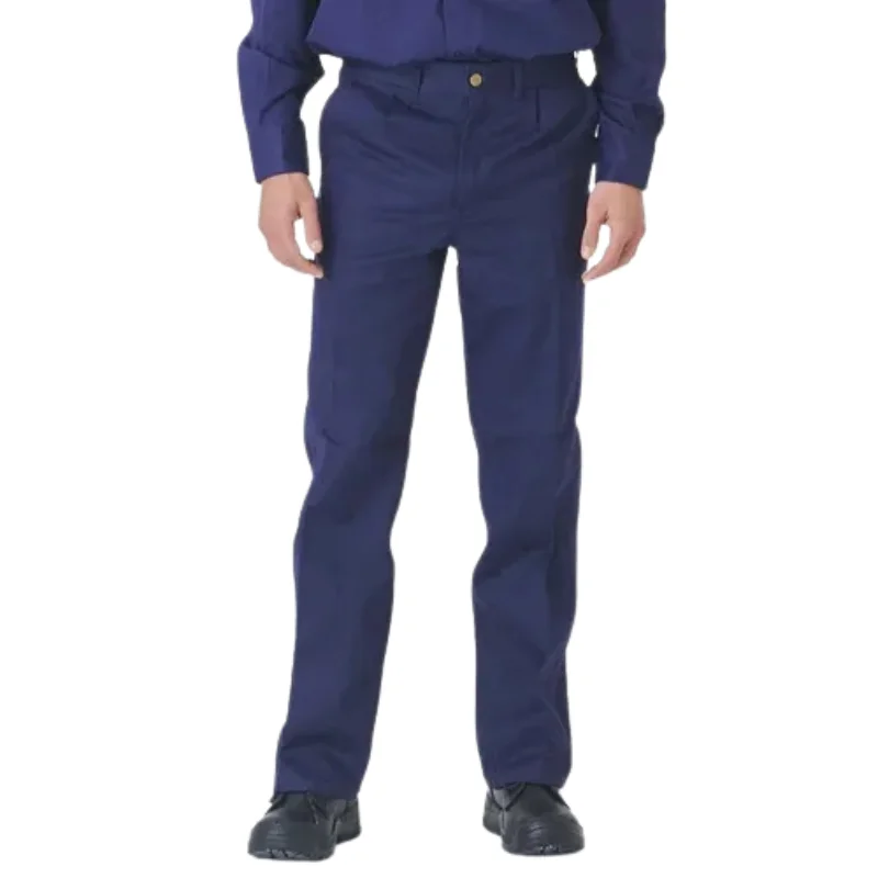 Pantalón liso Ombú azul marino resistente para uniforme laboral