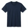 Remera lisa azul marino de algodón básica y cómoda