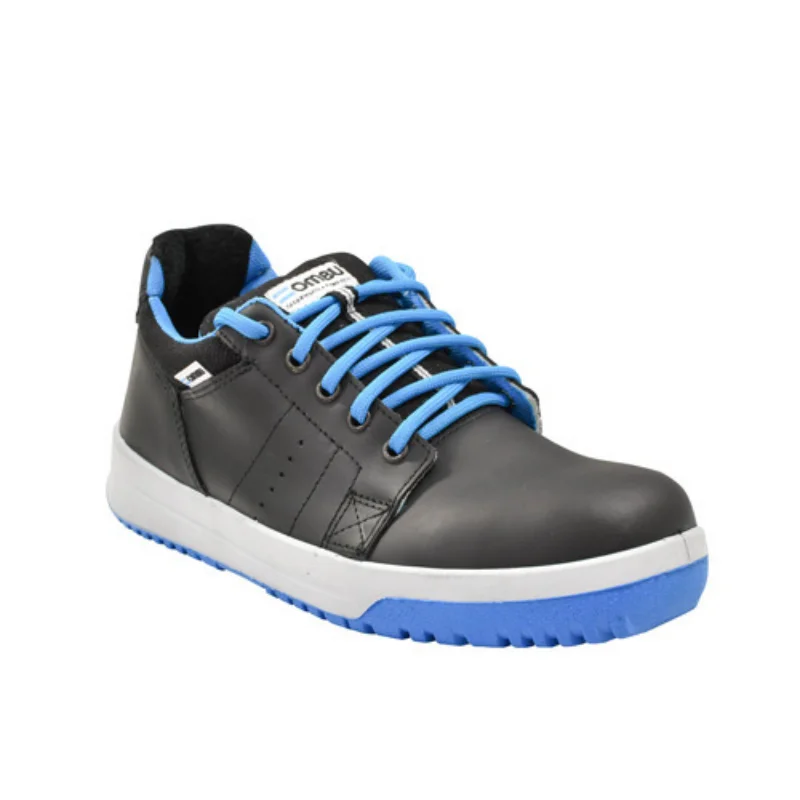 Zapatilla sneaker Ombú negra ultraliviana de seguridad y estilo urbano