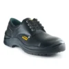 Zapato de seguridad Pampero de cuero negro resistente para trabajo