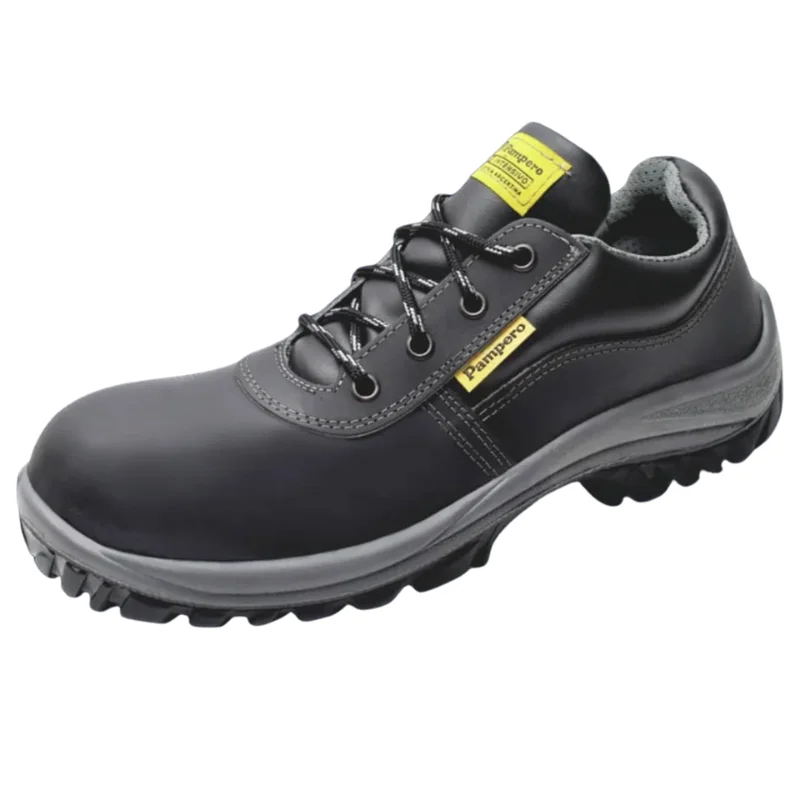 Zapato de seguridad P 609 Pampero de cuero negro resistente para trabajo